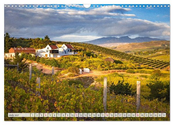 Produktbild: South African Wineries, wine architecture between tradition and modernity (Wall Calendar 2027 DIN A3 landscape), CALVENDO 12 Month Wall Calendar