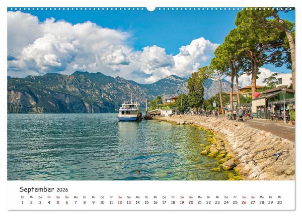 Produktbild: Malcesine am Gardasee (Wandkalender 2026 DIN A2 quer), CALVENDO Monatskalender