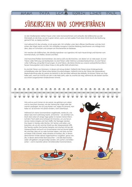 Produktbild: vergissmeinnicht 2027 - Der Familienkalender f&uuml;r Hand und Wand