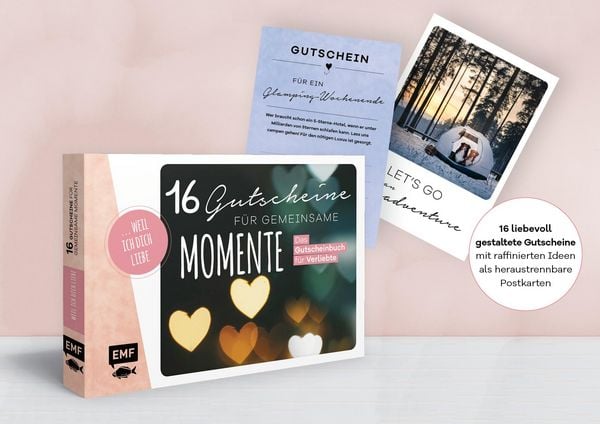 Produktbild: ... weil ich dich liebe &ndash; 16 Gutscheine f&uuml;r gemeinsame Momente