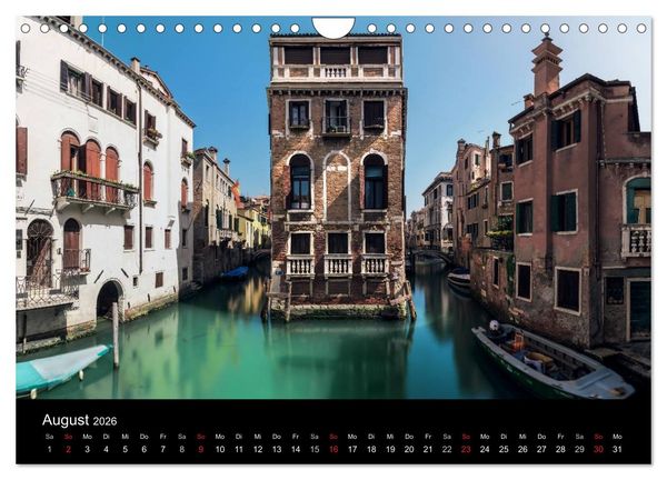 Produktbild: Venedig - Facetten einer Lagunenstadt (Wandkalender 2026 DIN A4 quer), CALVENDO Monatskalender