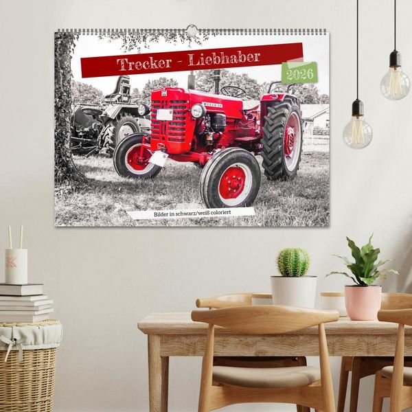 Produktbild: Trecker-Liebhaber (Wandkalender 2026 DIN A2 quer), CALVENDO Monatskalender
