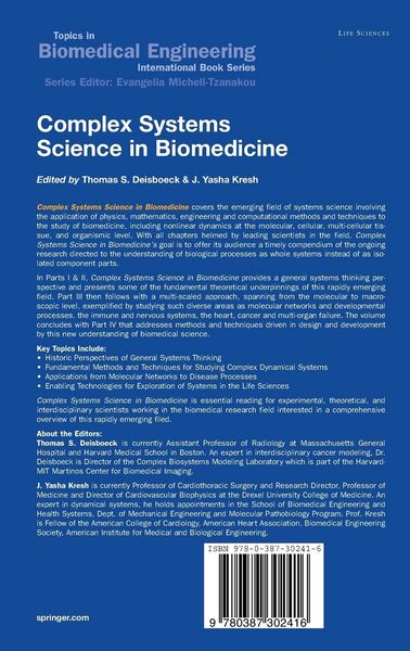 Produktbild: Complex Systems Science in Biomedicine