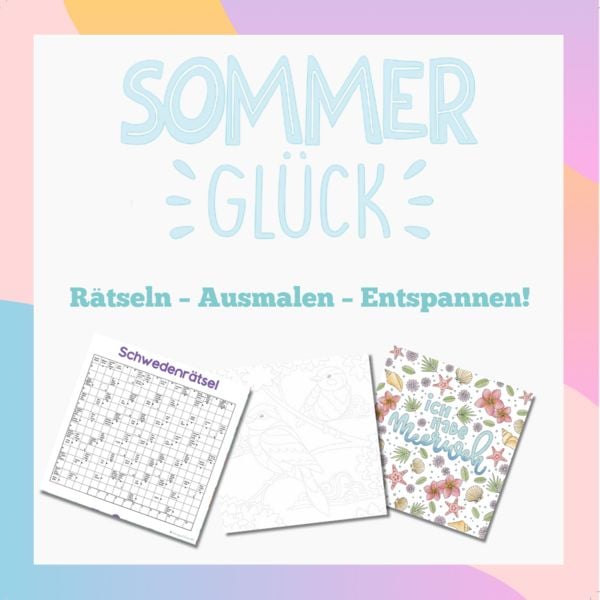 Produktbild: Sommergl&uuml;ck - Urlaubs-Kreativblock