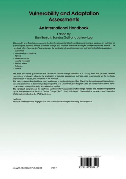 Produktbild: Vulnerability and Adaptation Assessments