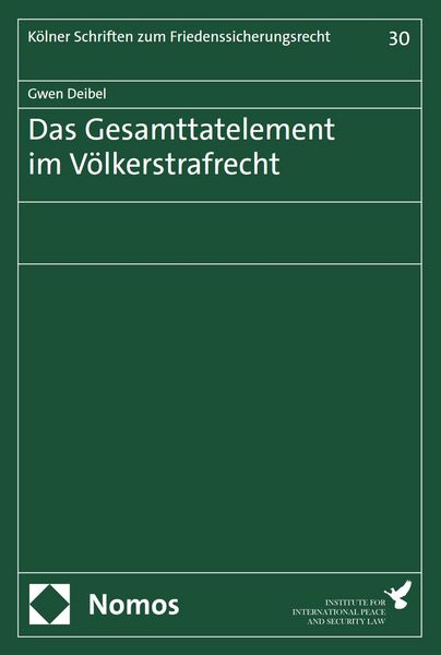 Produktbild: Das Gesamttatelement im V&ouml;lkerstrafrecht