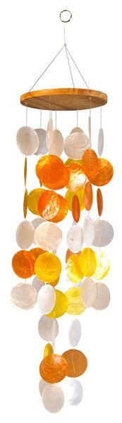 Produktbild: Muschelmobile "wei&szlig;-gelb-orange"