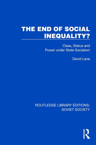 Produktbild: The End of Social Inequality?