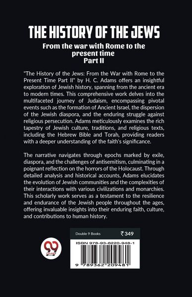 Produktbild: The history of the Jews From the war with Rome to the present time Part II