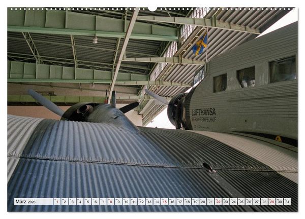Produktbild: Junkers Ju-52 Rundflug &uuml;ber Berlin (Wandkalender 2026 DIN A2 quer), CALVENDO Monatskalender
