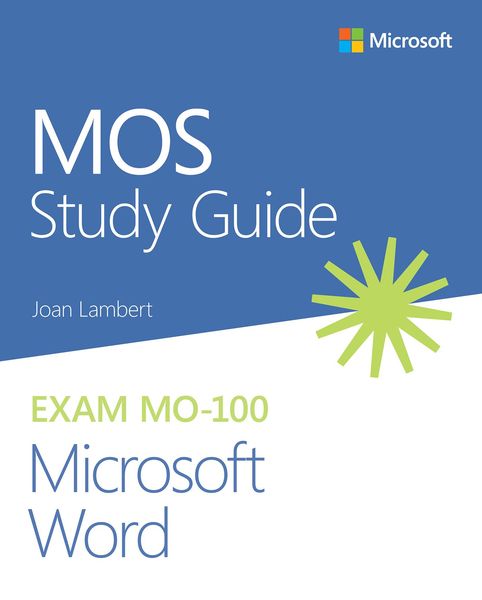 Produktbild: MOS Study Guide for Microsoft Word Exam MO-100