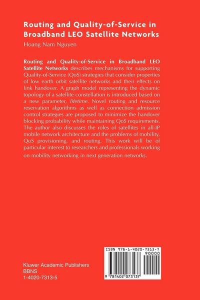 Produktbild: Routing and Quality-of-Service in Broadband LEO Satellite Networks