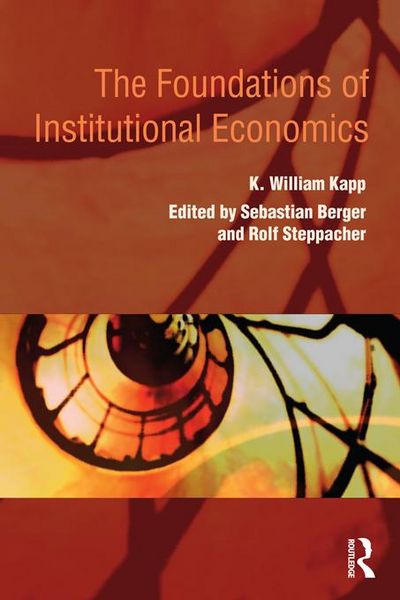 Produktbild: The Foundations of Institutional Economics
