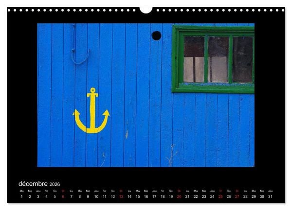 Produktbild: Les Cabanes d'Ol&eacute;ron (Calendrier mural 2026 DIN A3 vertical), CALVENDO calendrier mensuel
