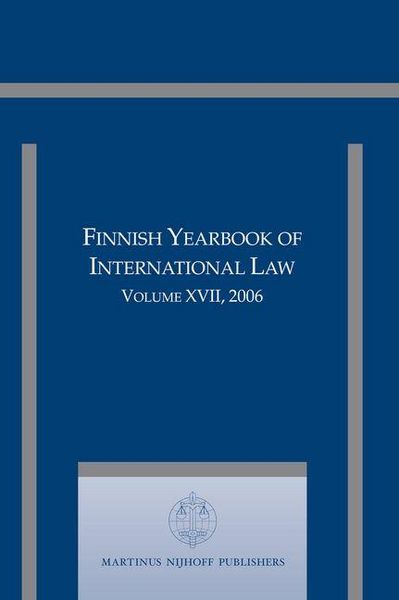 Produktbild: Finnish Yearbook of International Law, Volume 17 (2006)
