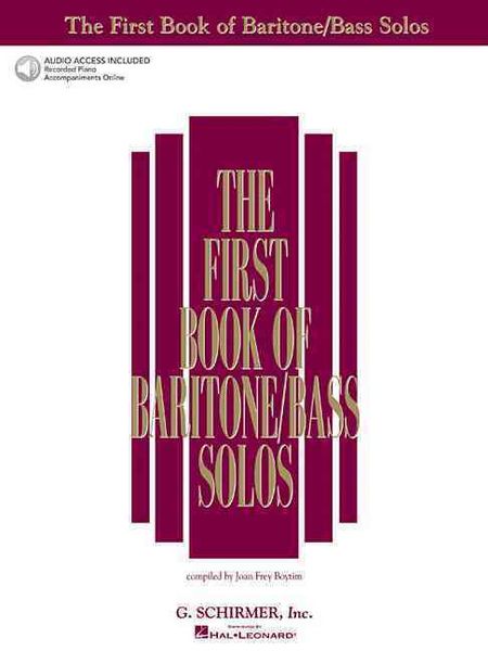 Produktbild: The First Book of Baritone/Bass Solos Book/Online Audio