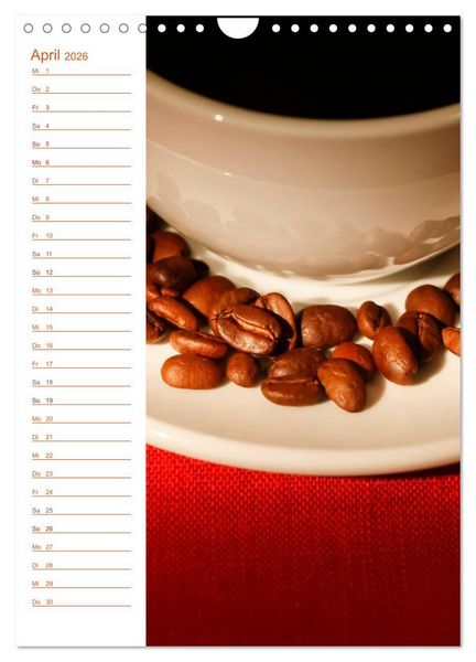 Produktbild: K&ouml;stliche Kaffeespezialit&auml;ten (Wandkalender 2026 DIN A4 hoch), CALVENDO Monatskalender