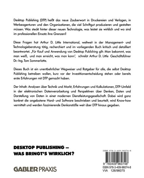 Produktbild: Desktop Publishing &mdash; Was bringt&rsquo;s wirklich?