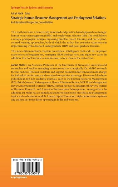 Produktbild: Strategic Human Resource Management and Employment Relations