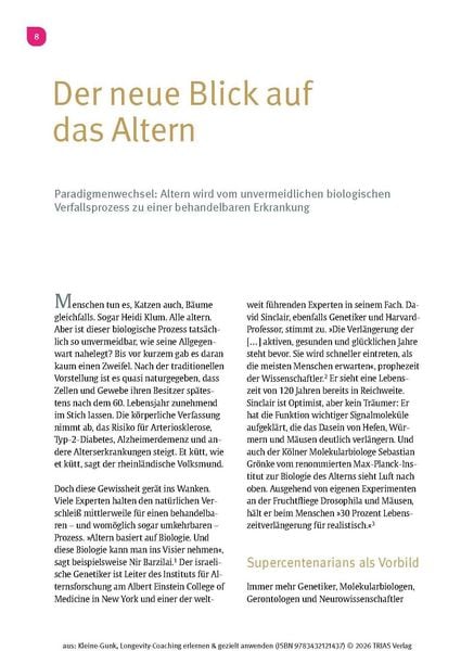 Produktbild: Longevity-Coaching erlernen und gezielt anwenden