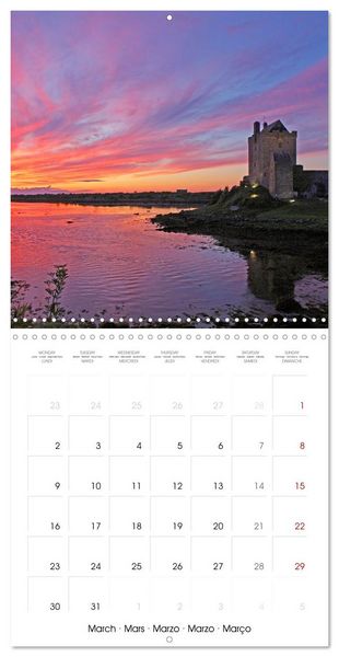 Produktbild: Places to visit in Ireland (Wall Calendar 2026 12 &times; 12 Inch) CALVENDO 12 Month Wall Calendar