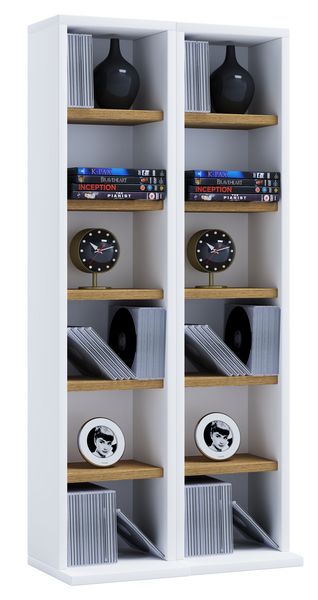 Produktbild: Holz CD DVD Stand Regal Schrank St&auml;nder Milano