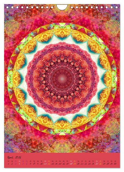 Produktbild: Mandala Energien (Wandkalender 2026 DIN A4 hoch), CALVENDO Monatskalender