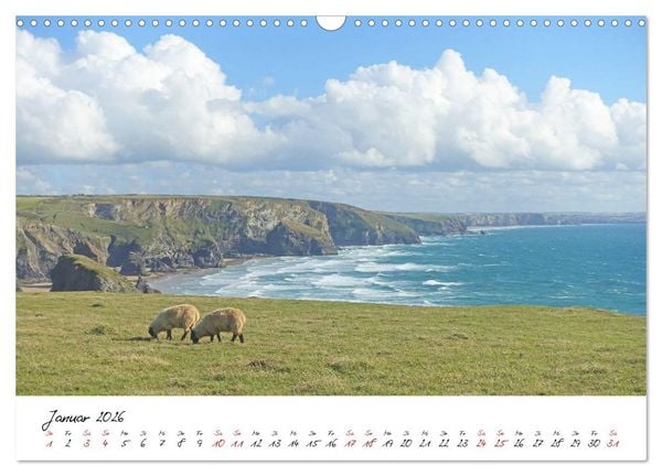 Produktbild: Cornwall. Der malerische S&uuml;dwesten Englands (Wandkalender 2026 DIN A3 quer), CALVENDO Monatskalender