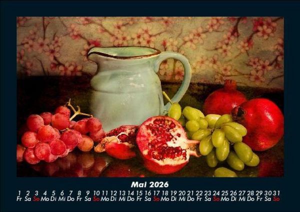 Produktbild: Obstkalender 2026 Fotokalender DIN A5