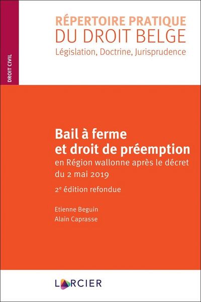 Produktbild: Bail a Ferme et Droit de Preemption