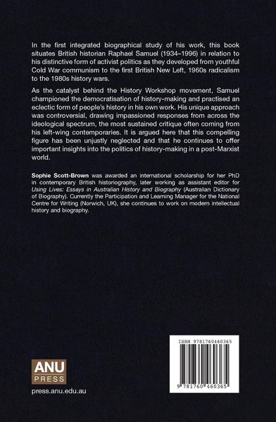 Produktbild: The Histories of Raphael Samuel: A portrait of a people's historian