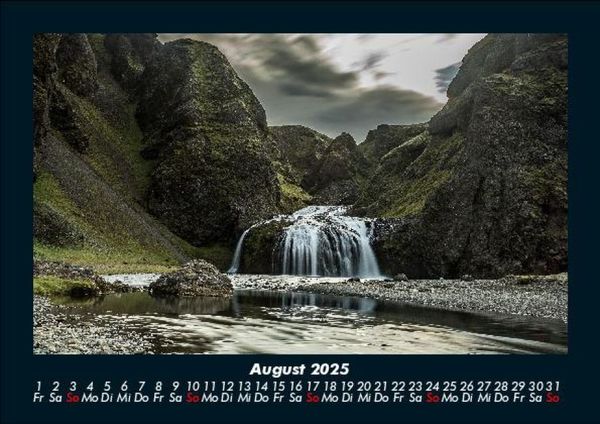 Produktbild: Wasserf&auml;lle 2025 Fotokalender DIN A5