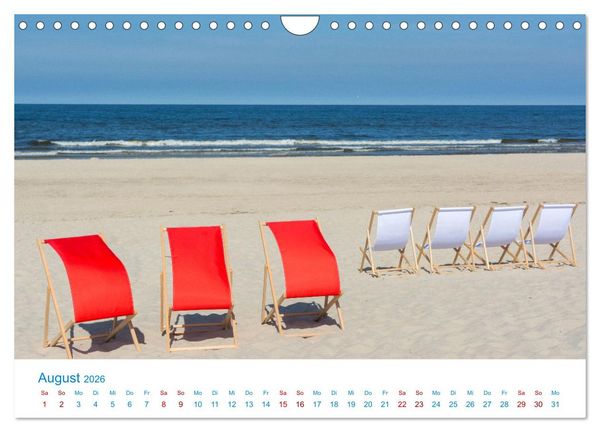 Produktbild: Streifzug auf Usedom (Wandkalender 2026 DIN A4 quer), CALVENDO Monatskalender