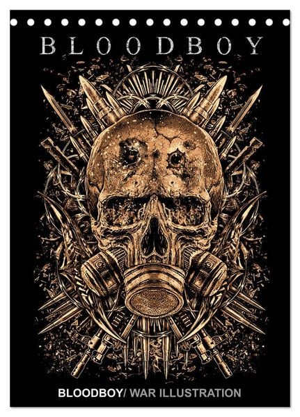 Produktbild: BLOODBOY/WAR ILLUSTRATION (Tischkalender 2026 DIN A5 hoch), CALVENDO Monatskalender
