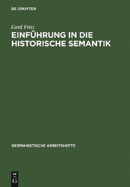 Produktbild: Einf&uuml;hrung in die historische Semantik
