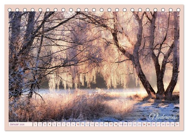 Produktbild: Dreieich Natur Pur (Tischkalender 2026 DIN A5 quer), CALVENDO Monatskalender