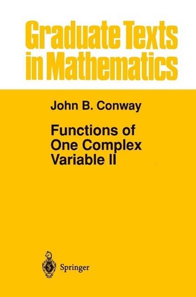 Produktbild: Functions of One Complex Variable II