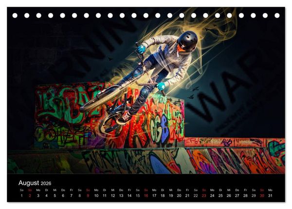 Produktbild: BMX My Life (Tischkalender 2026 DIN A5 quer), CALVENDO Monatskalender