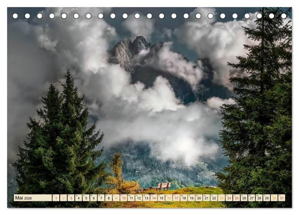 Produktbild: Deutsche Alpen, eine Reise von Lindau am Bodensee bis Berchtesgaden (Tischkalender 2026 DIN A5 quer), CALVENDO Monatskalender
