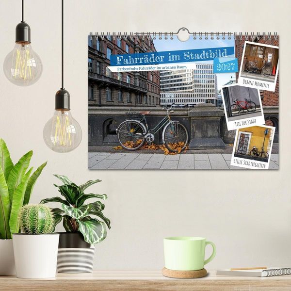 Produktbild: Fahrr&auml;der im Stadtbild (Wandkalender 2027 DIN A4 quer), CALVENDO Monatskalender