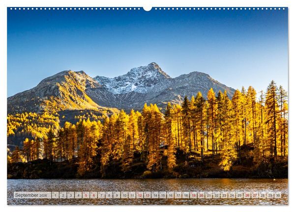 Produktbild: Silsersee Engadin (Wandkalender 2026 DIN A2 quer), CALVENDO Monatskalender
