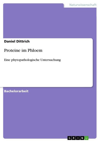 Produktbild: Proteine im Phloem
