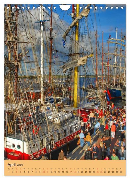 Produktbild: SAIL Rostock-Warnem&uuml;nde. Du bist so sch&ouml;n (Wandkalender 2027 DIN A4 hoch), CALVENDO Monatskalender