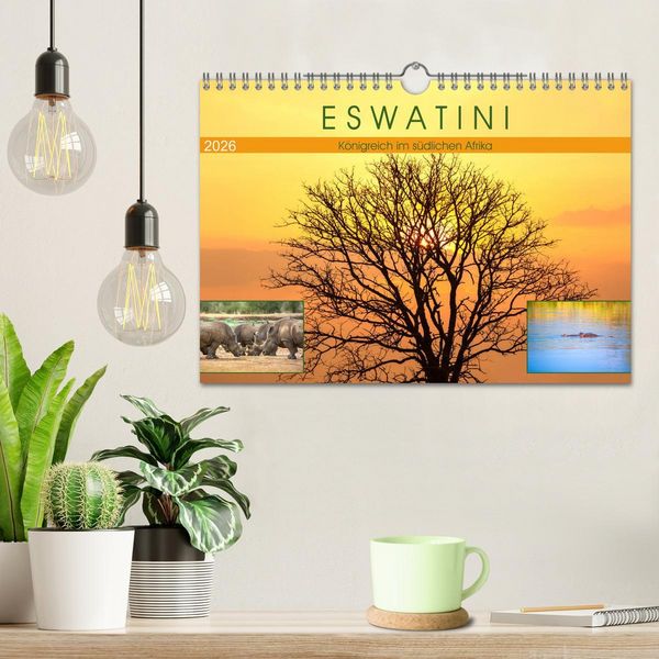 Produktbild: Eswatini - K&ouml;nigreich im s&uuml;dlichen Afrika (Wandkalender 2026 DIN A4 quer), CALVENDO Monatskalender