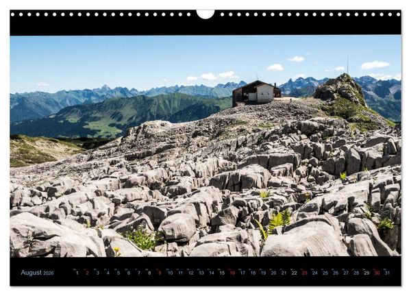 Produktbild: Region Oberstdorf - Kleinwalsertal und Nebelhorn (Wandkalender 2026 DIN A3 quer), CALVENDO Monatskalender