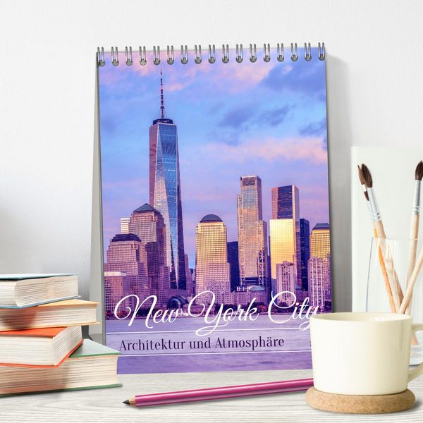 Produktbild: NEW YORK CITY Architektur und Atmosph&auml;re (Tischkalender 2026 DIN A5 hoch), CALVENDO Monatskalender