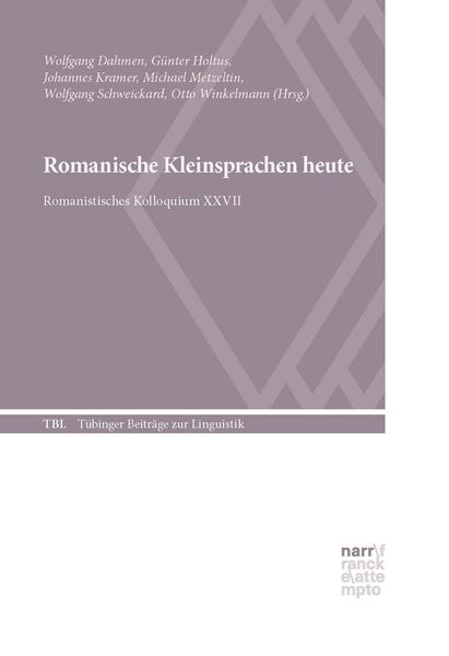 Produktbild: Romanische Kleinsprachen heute