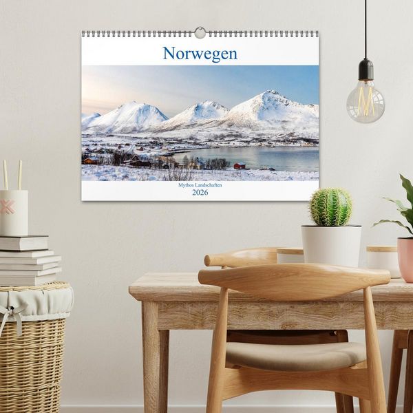 Produktbild: Norwegen - Mythos Landschaften (Wandkalender 2026 DIN A3 quer), CALVENDO Monatskalender