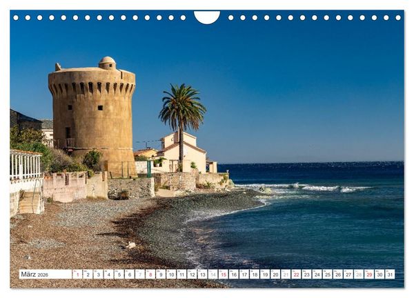 Produktbild: Korsika - Bastia und das Cap Corse (Wandkalender 2026 DIN A4 quer), CALVENDO Monatskalender