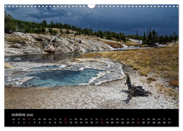 Produktbild: Yellowstone Un grand parc am&eacute;ricain (Calendrier mural 2026 DIN A3 vertical), CALVENDO calendrier mensuel